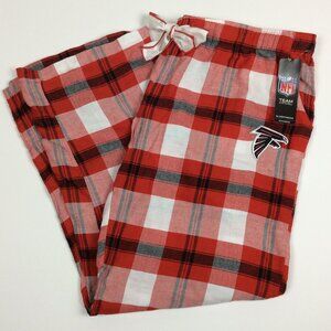 Atlanta Falcons Pants Cotton Flannel PJ NFL Plaid NWT XL Fan Gift Lounge Sleep
